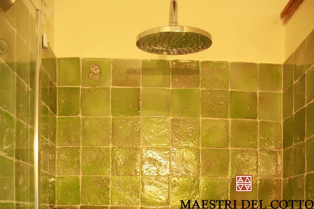 Rivestimento Bagno Verde